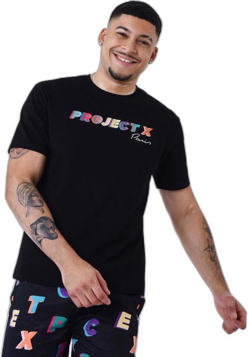 Immagine prodotto Project X Paris aglietta oversize con logo ricaato ulticolore (M)