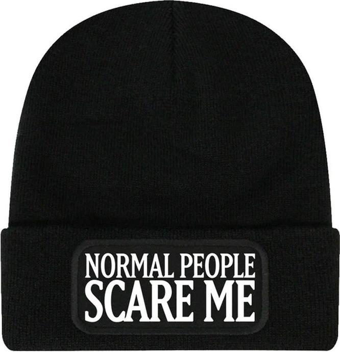 Produktbild Grindstore Erwachsene Normale Menschen machen mir Angst Beanie
