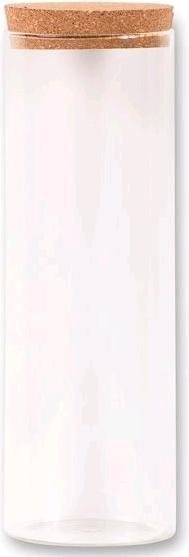 Kesper Glass storage jar with cork lid ø10x31 cm (1.80 l)