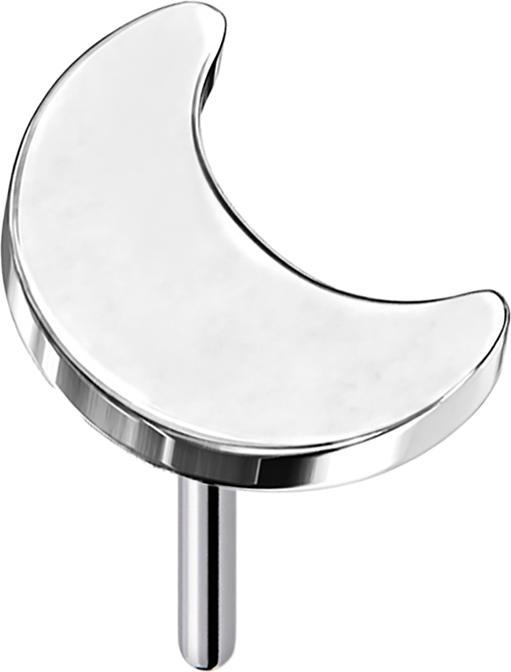 Produktbild Star Piercing Threadless Mond silber (ohne Messing, Titan G23)