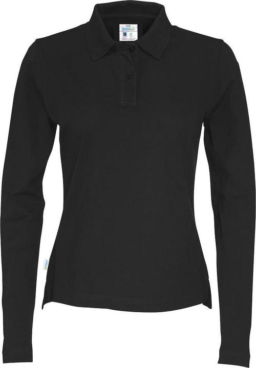Actual product image Cottover Womens/Ladies Pique Long-Sleeved Polo Shirt (L)
