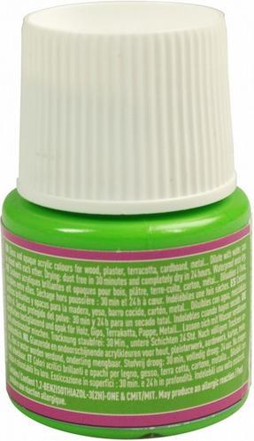 Image du produit Pebeo Deco Couleur acrylique brillante (Vert printemps, 45 ml)