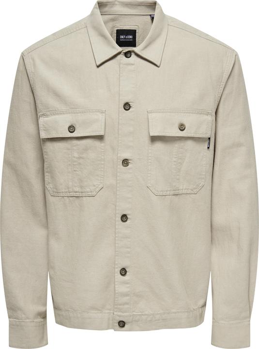 Only & Sons Locker geschnitten Hemdkragen Hemd Hemd (L)