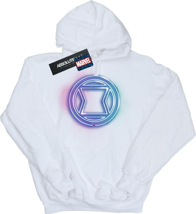 Immagine prodotto Black Widow Neon Logo Felpa con Cappuccio Uomo (XL)