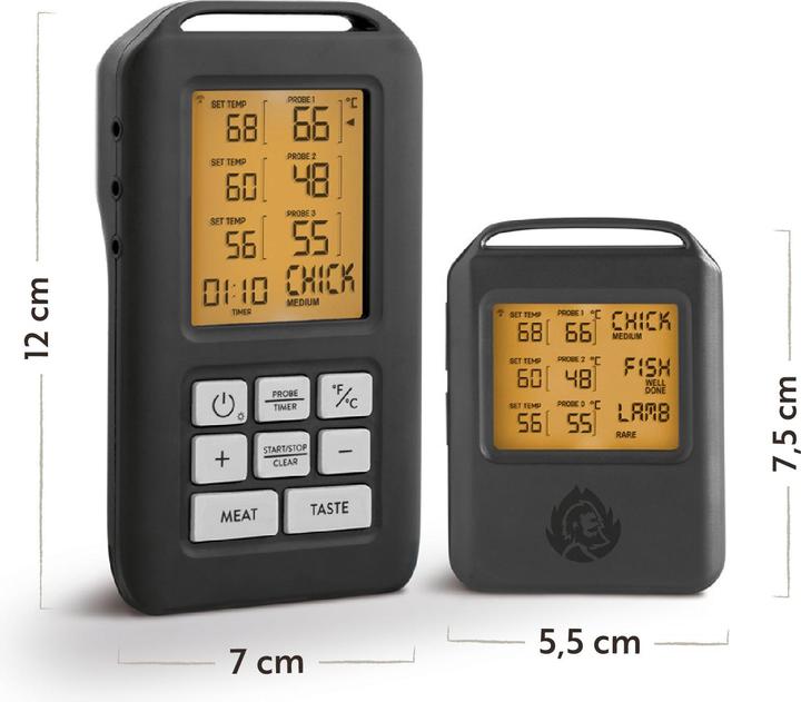Actual product image Burnhard Barbecue thermometer