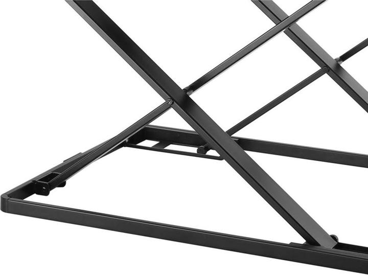 Image du produit Ergo Office Convertisseur de bureau ultra-mince, pour travailler assis ou debout, blanc, avec gaz