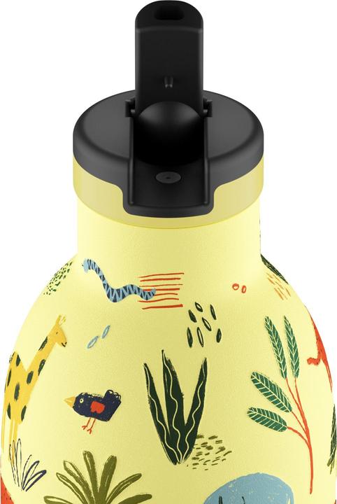 Image du produit 24 Bottles Thermosflasche Clima 330 ml, Gelb/Mehrfarbig, Jungle Friends (0.33 l)