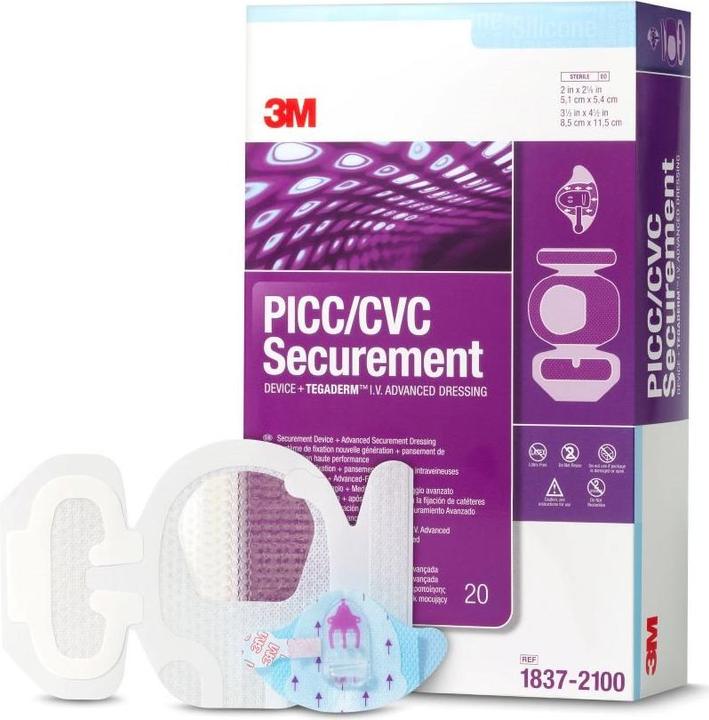 Produktbild 3M TEGAD PICC/CVC5.1x5.4cm+8.5x11.5cm 20