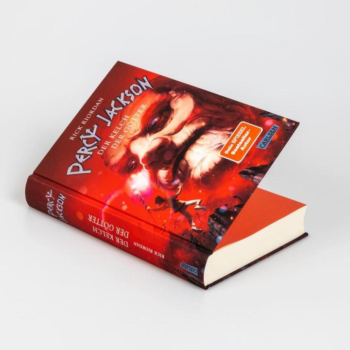 Actual product image Percy Jackson 6: The Cup of the Gods (Rick Riordan., German)