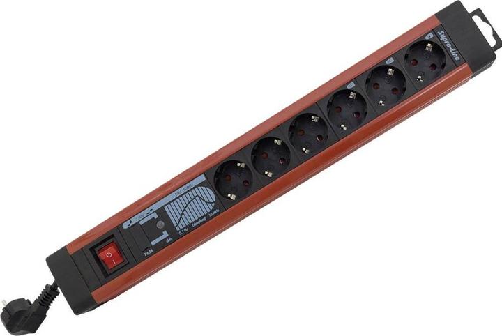 Productafbeelding REV Supra-Line overspanningsbeveiliging (6 x, CEE 7/3, 3 m)