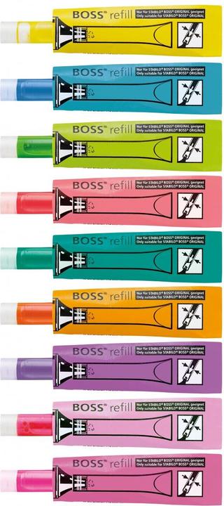 Actual product image STABILO BOSS ORIGINAL Refill (Neon orange, 5 mm, 1 x)