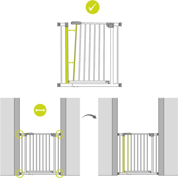 Produktbild Hauck Woodlock 2 inkl. 21cm Verlängerung (96 cm)