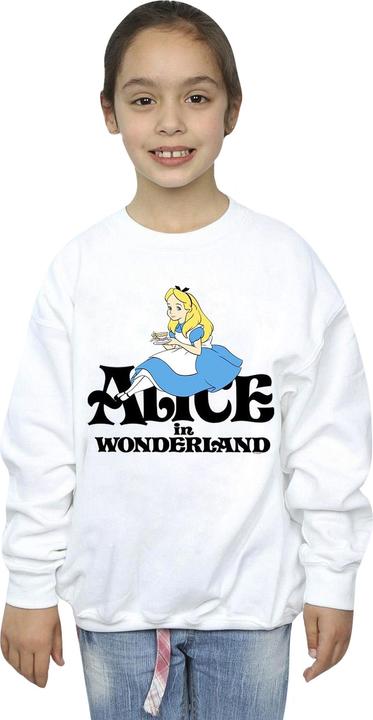 Immagine prodotto Disney Felpa classica per bambine Alice in Wonderland Tea Drinker (140, 146)