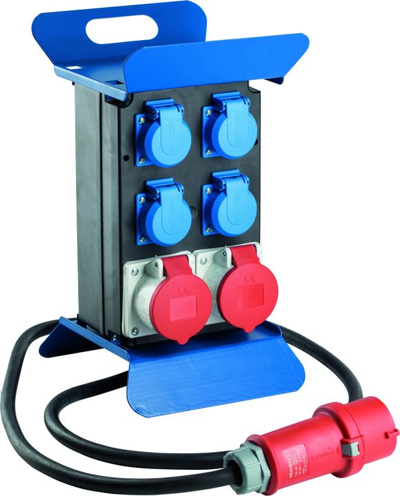 Produktbild As - Schwabe Mobiler Stromverteiler (6 x, CEE 7/3, CEE)