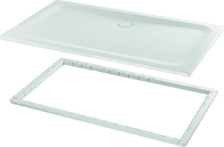 Bette BetteUltra rectangular shower tray with minimum tub support, 1600x700x35mm