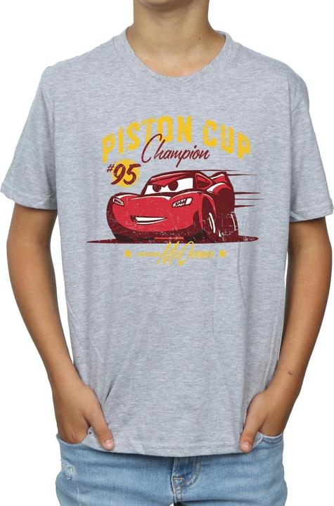 Actual product image Disney Boys Cars Piston Cup Champion T-Shirt (152, 158)