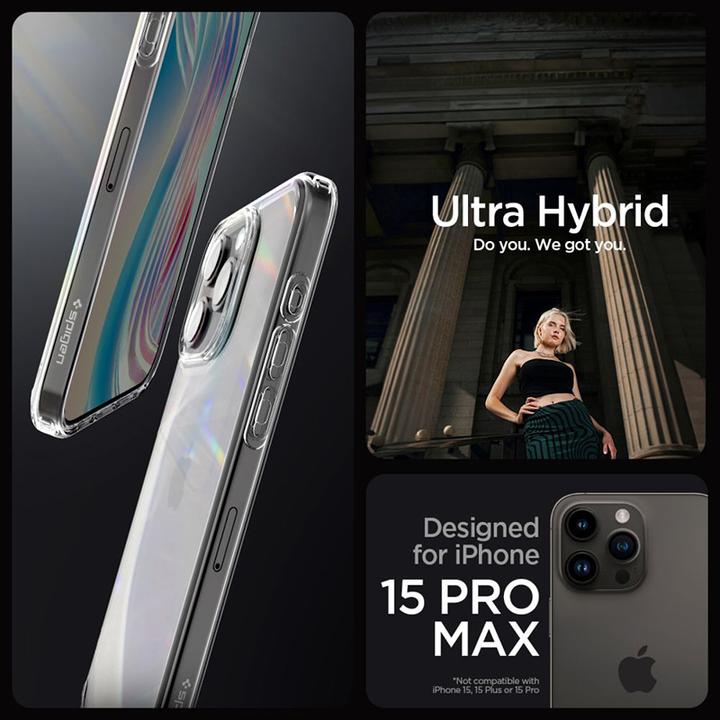 Produktbild Spigen Ultra Hybrid iPhone 15 Pro Max 6,7" crystal clear (Apple iPhone 15 Pro Max)