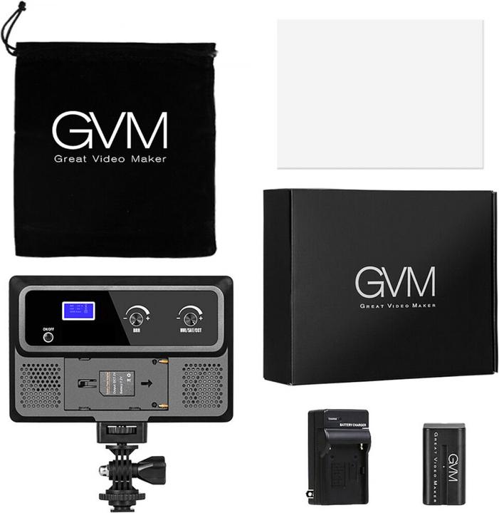 Image du produit GVM RGB-10S (Lumière vidéo, Panneaux lumineux)