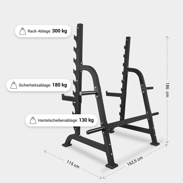 Actual product image Gorilla Sports squat rack