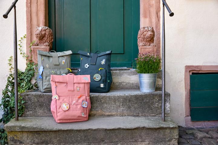 Produktbild Lässig Kinderrucksack Rolltop Medium Grün (12 l)
