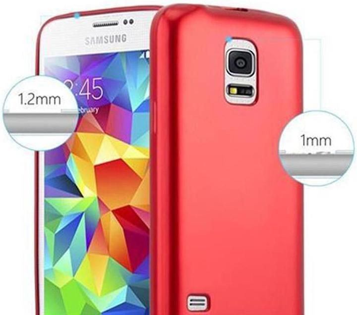 Produktbild Cadorabo TPU Matt Metallic Cover (Samsung Galaxy S5 Neo, Samsung Galaxy S5)