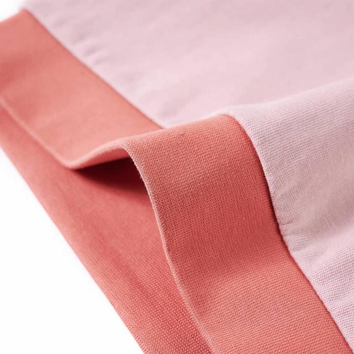 Produktbild VidaXL Kinder-Sweatshirt mit Farbblock Rosa 116,Material: 80 (116)