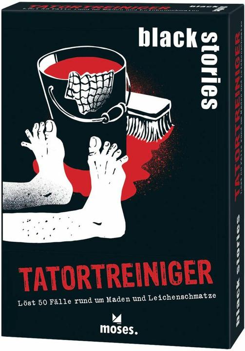 Productafbeelding zwarte verhalen crime scene cleaner (Duits)