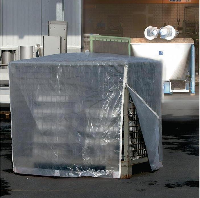 Actual product image Rainexo covers for pallet cages