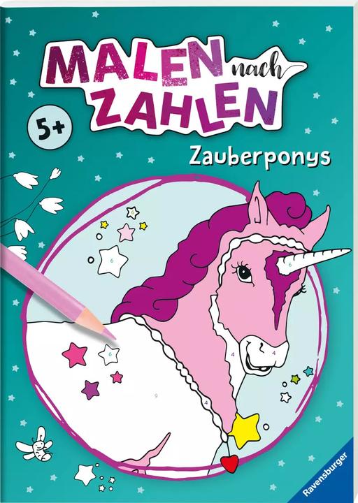 Image du produit Ravensburger Peindre par numéros : Poneys magiques