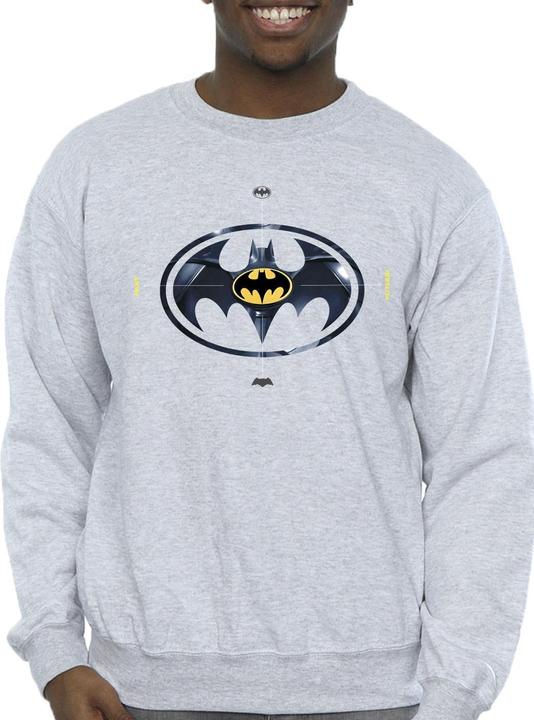 Immagine prodotto The Flash Batman Metal Logo Felpa Uomo (XXL)