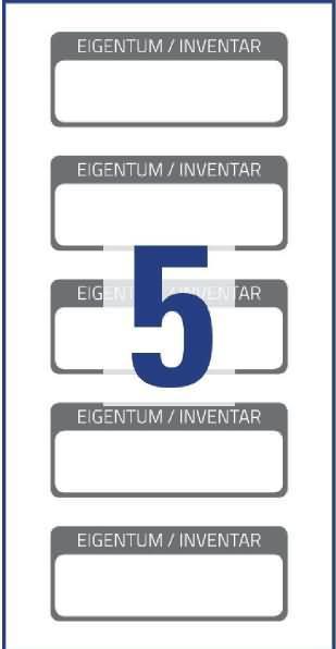 Produktbild Avery Inventar-Etiketten mit Laminat