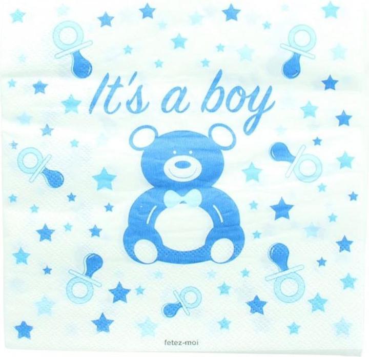 Image du produit Widmann Servietten It's a boy:2 (33 x 33 cm)