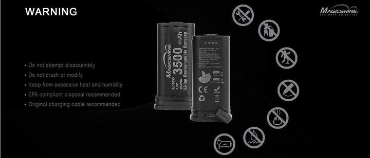 Image du produit Olight Pack d'accumulateurs 3500 mAh pour Allty 2000