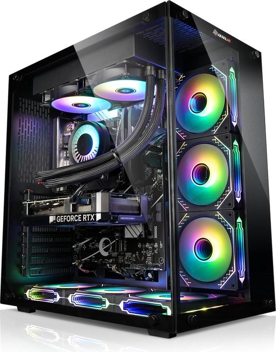 Actual product image Kiebel Gaming PC Silent Strike 12 Intel Core i7-12700F, 16GB RAM, NVIDIA RTX 3070, 1TB SSD, Windows 11 (Intel Core i9-12900KF, 32 GB, 1000 GB, GeForce RTX 4060)