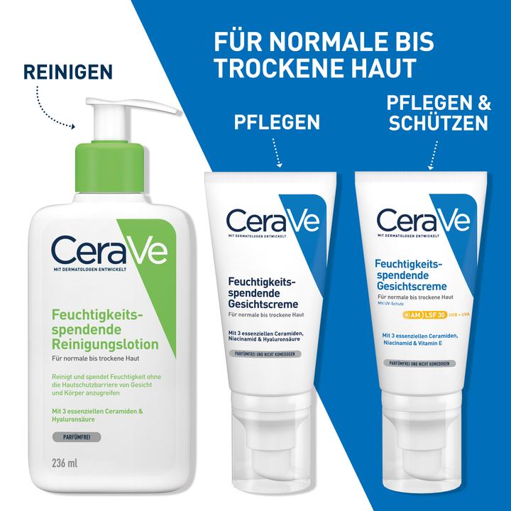 Actual product image CeraVe Crème hydratante visage SPF30 crème (52 ml, Day cream, SPF 25)