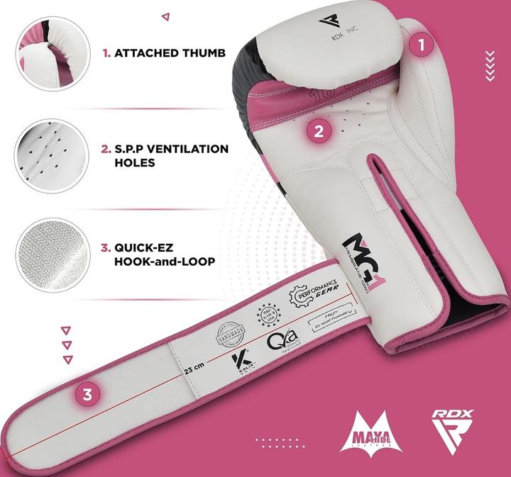Produktbild Rdx Boxing Glove Bgr-F7 Pink (10 OZ, One Size)