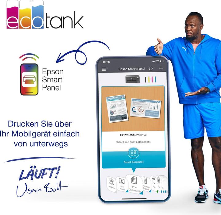 Actual product image Epson EcoTank ET-4850 (Ink tank, Colour)