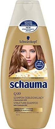 Actual product image Schwarzkopf Schauma - Q10 Structure Shampoo Restorative Shampoo From Coenzyme Q10 400Ml (400 ml, Liquid shampoo)
