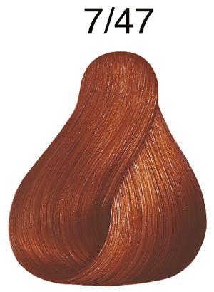 Actual product image Wella Color Touch Vibrant Reds (7/47 Medium blonde Red-Brown)