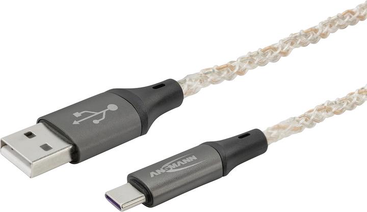 Produktbild Ansmann USB-A / USB-C Kabel mit LED Beleuchtung 100cm 1700-0158 (1 m, USB 3.0)