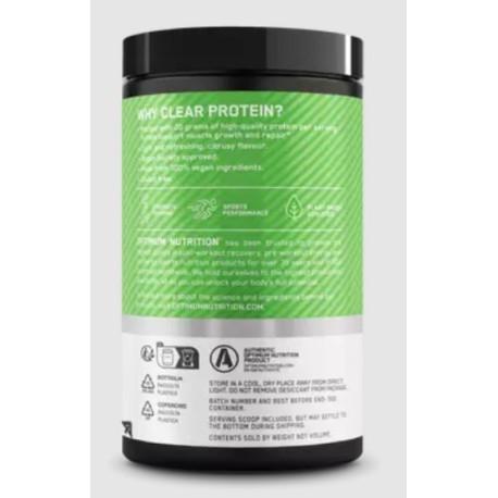 Actual product image Optimum Nutrition Clear Vegan Protein (Lime, sorbet, 1 pcs., 280 g)
