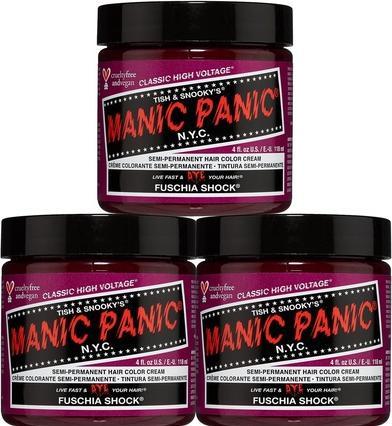 Actual product image Skybound Fuschia Shock Classic Cream Vegan Cruelty Free Pink Semi Permanent Hair Dye 118ml (Fuschia Shock)