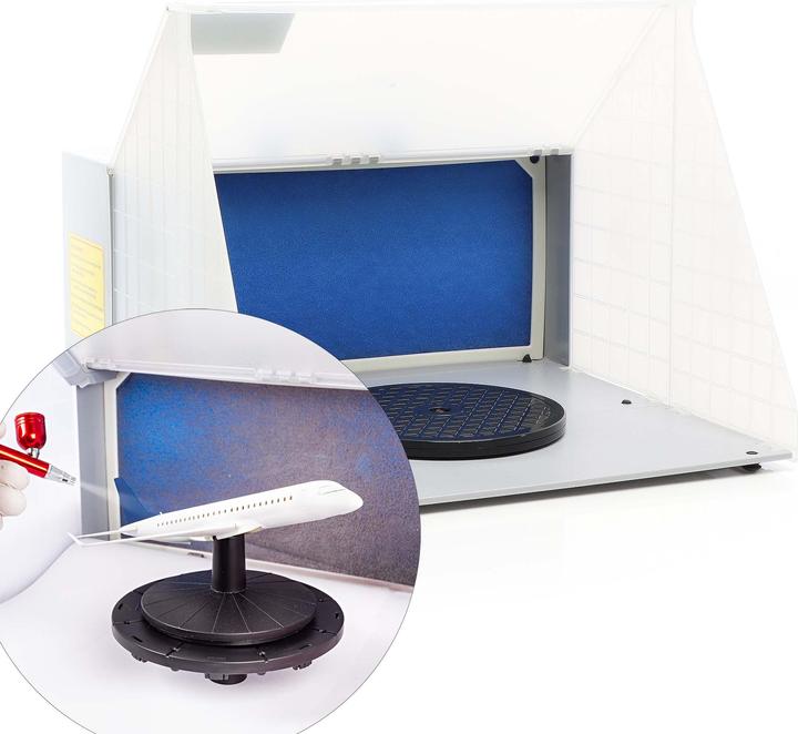 Actual product image Wiltec Airbrush Complete Set 4m³/min extraction system overspray outside air