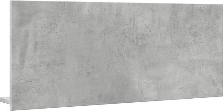 Produktbild VidaXL Badspiegel Wandspiegel Badezimmerspiegel Spiegel mit Ablage Betongrau (90 x 37 cm)