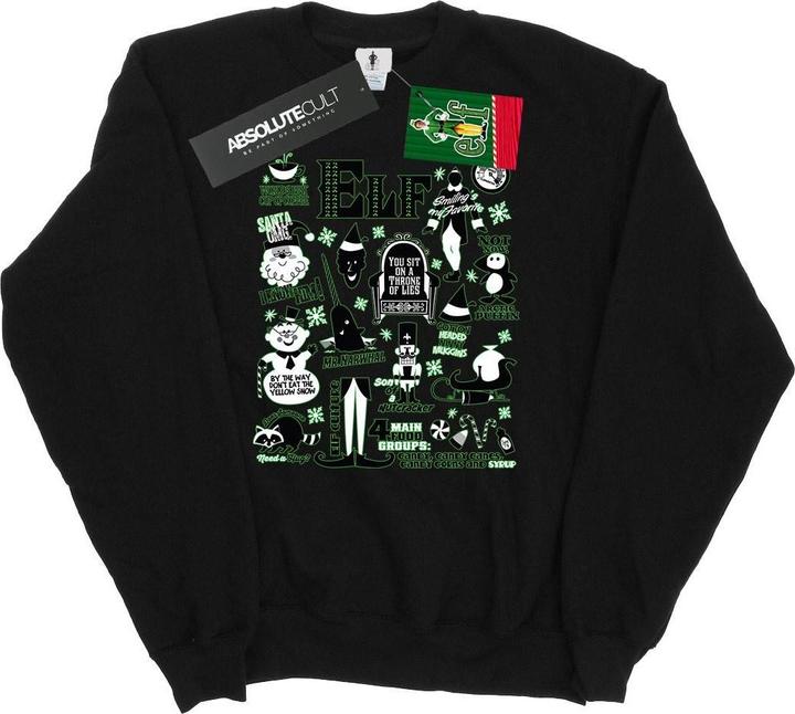 Produktbild Elf Infographic Poster Sweatshirt (L)