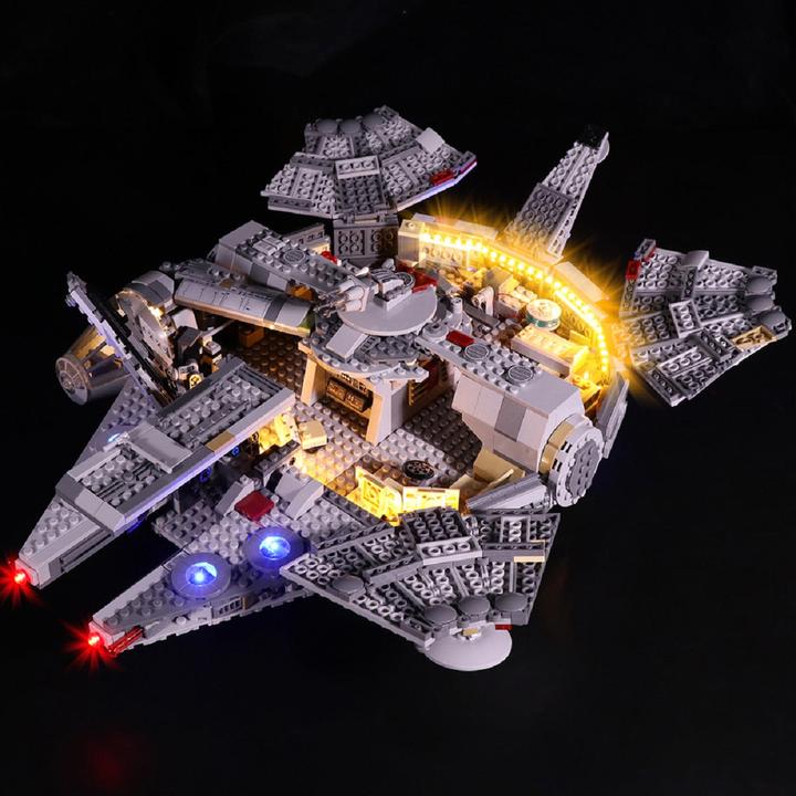 Actual product image BrickBling LED Licht Set für LEGO Millennium Falcon (75257)