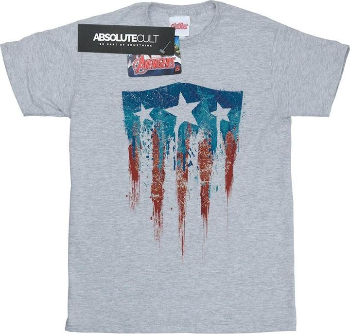 Captain America Flag Shield TShirt Mädchen
