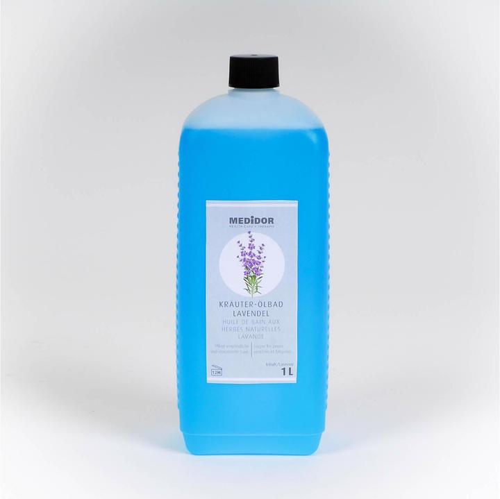 Produktbild Medidor Kräuterölbad Lavendel (1000 ml, Badeöl)