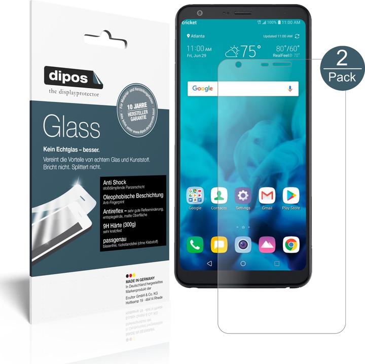 Image du produit Dipos Film de Protection d’écran Anti-Shock (2 pièce(s), LG Stylo 4)