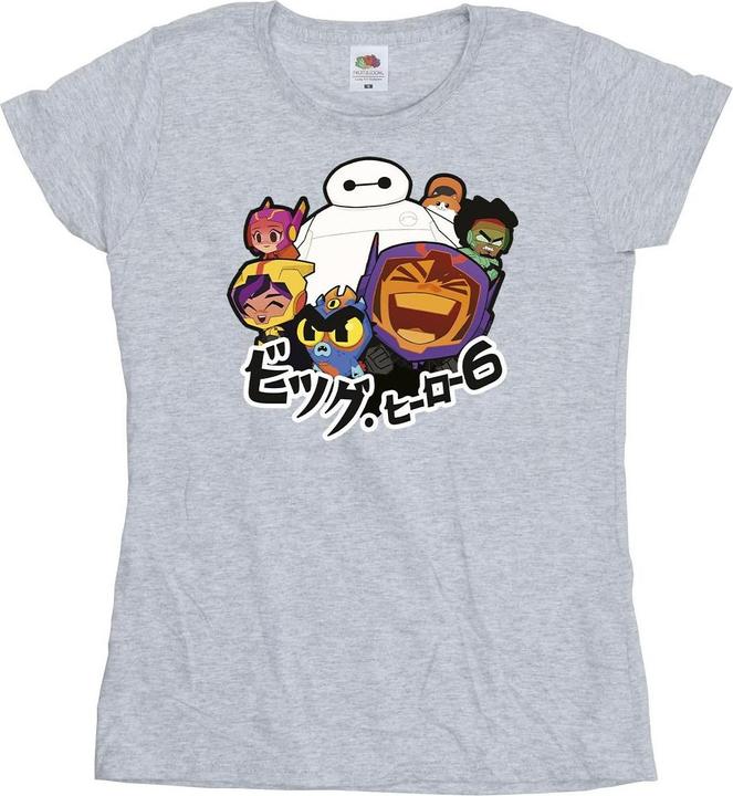 Disney Big Hero 6 Baymax Group Manga TShirt (S)